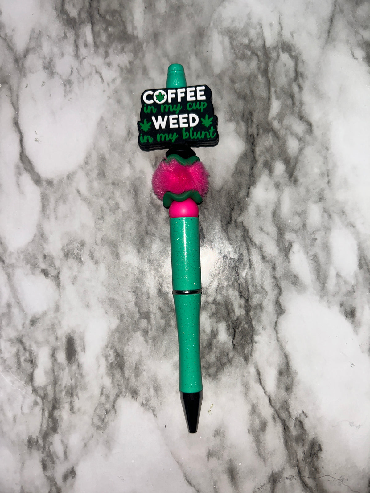Standard Weed Focal Pink Green