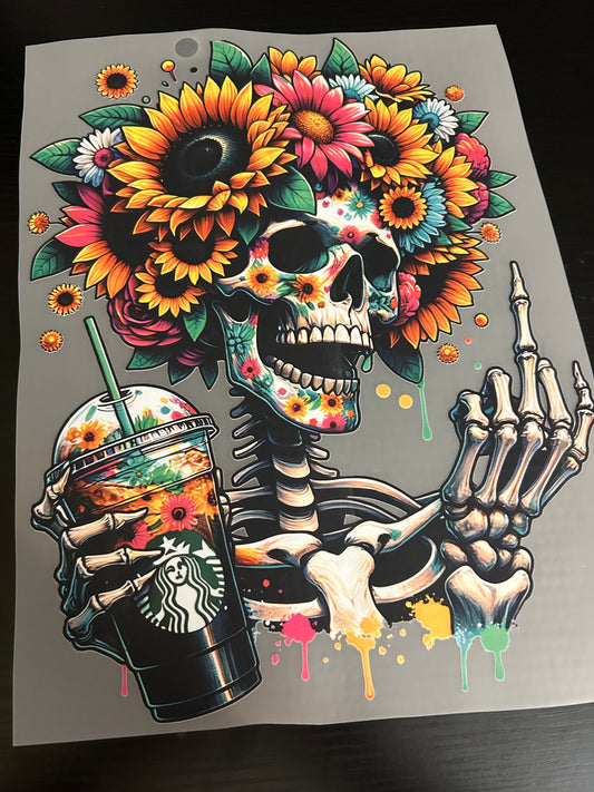 Sunflower Skeleton Coffee