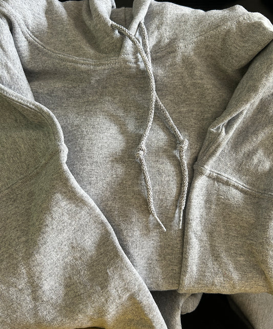 Sports Grey Hoodie Size Large