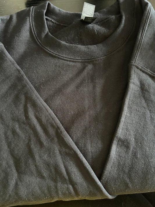 Black Crewneck Size Small