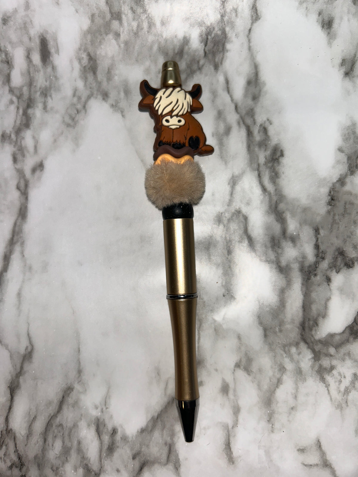 Standard Highland Cow Focal Brown