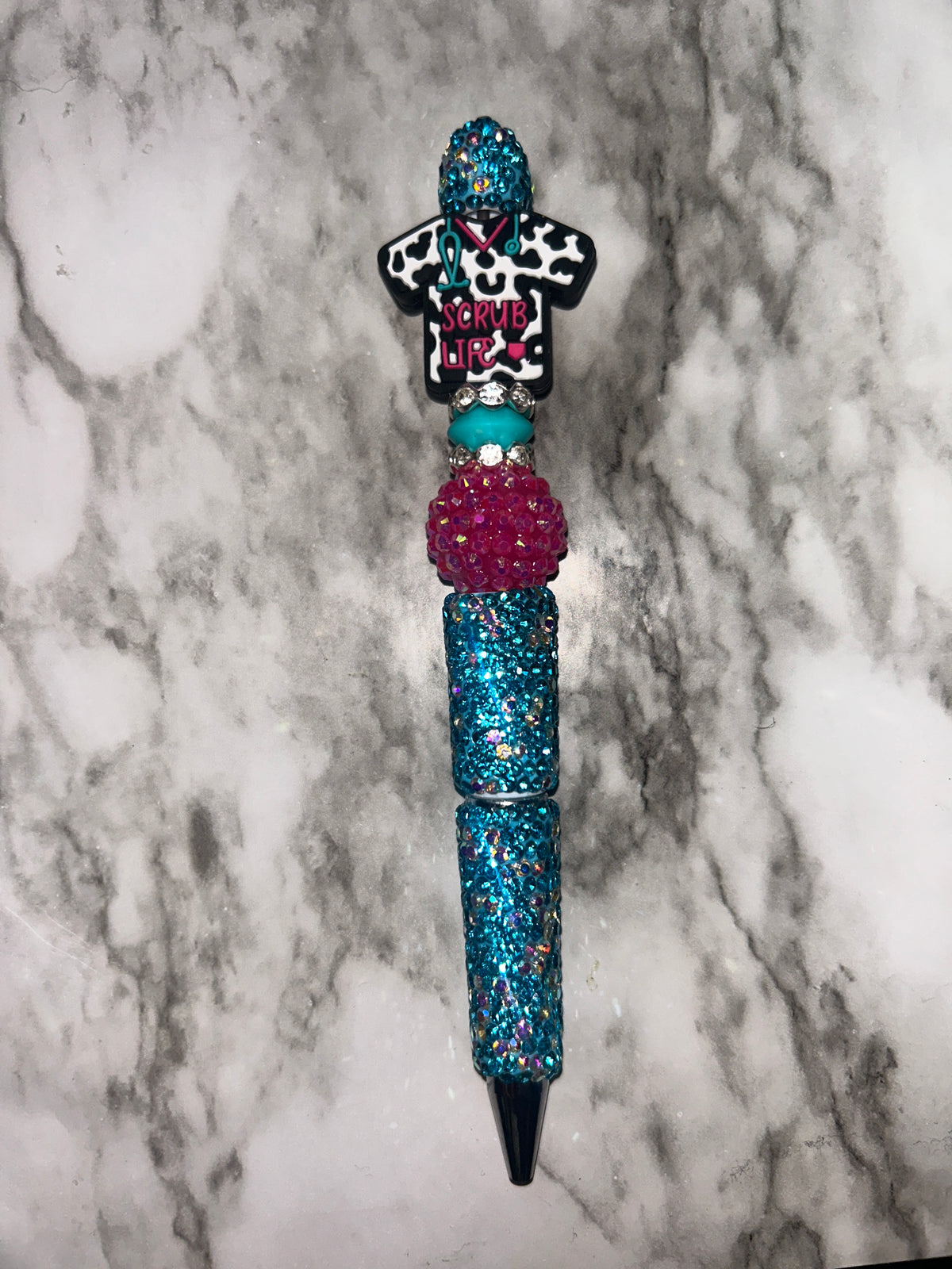 Bling Scrub Life Nurse Focal